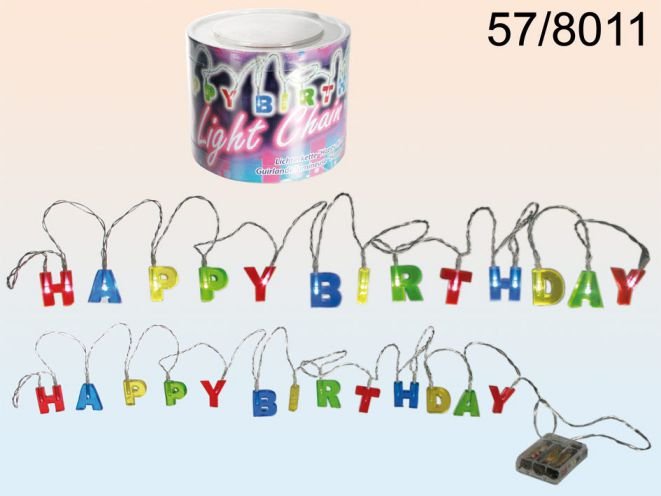 ΦΩΤΑΚΙΑ HAPPY BIRTHDAY 2.30M MΠΑΤΑΡΙΑΣ ΑΑ