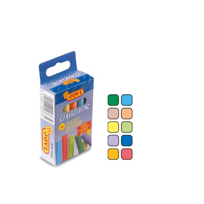 Jovi Κιμωλίες Χρωματιστές 10 Τεμ.