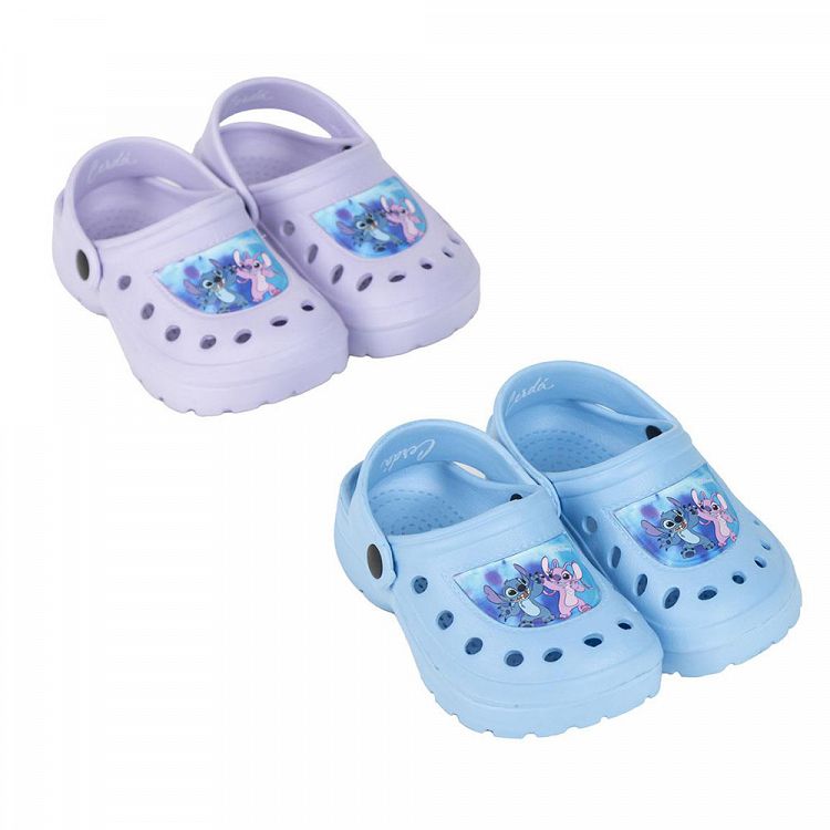 Παντόφλες τύπου Crocs από EVA DISNEY Lilo & Stitch Stitch & Angel - Μέγεθος 26/27