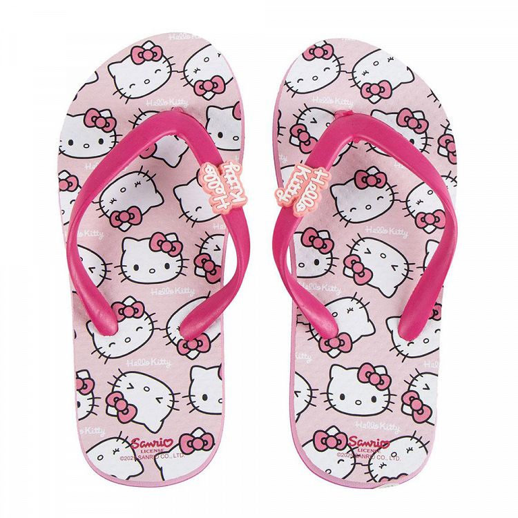 Παντόφλες Flip Flops σε 4 Μεγέθη (28/29+30/31+32/33+34/35) από EVA HELLO KITTY - Σετ με 12τμχ
