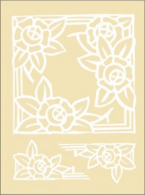 TRANSFER GOLOR 22X33CM 2310-WHITE ARTEBELLA