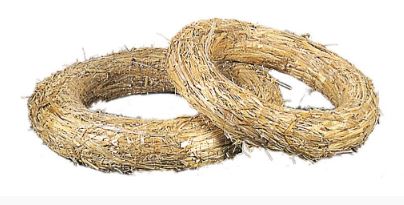 ΣΤΕΦΑΝΙ ΨΑΘΙΝΟ 30Χ6cm ΦΥΣΙΚΟ ΧΡΩΜΑ