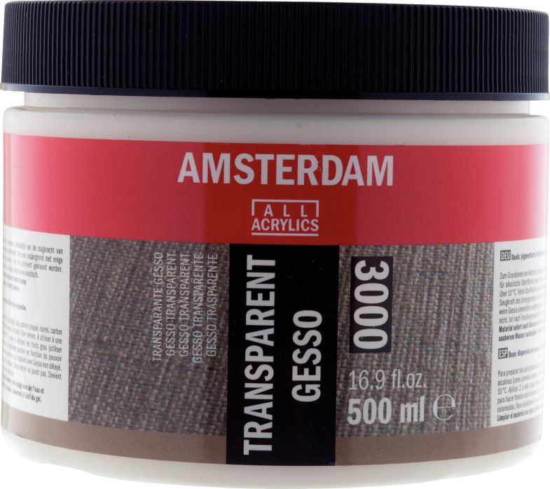 AMSTERDAM GESSO TRANSPARENT 3000 500ML