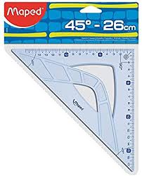 ΓΕΩΜΕΤΡΙΚΟ ΤΡΙΓΩΝΟ GEOMETRIC 26CM - 45 ΜΟΙΡΕΣ