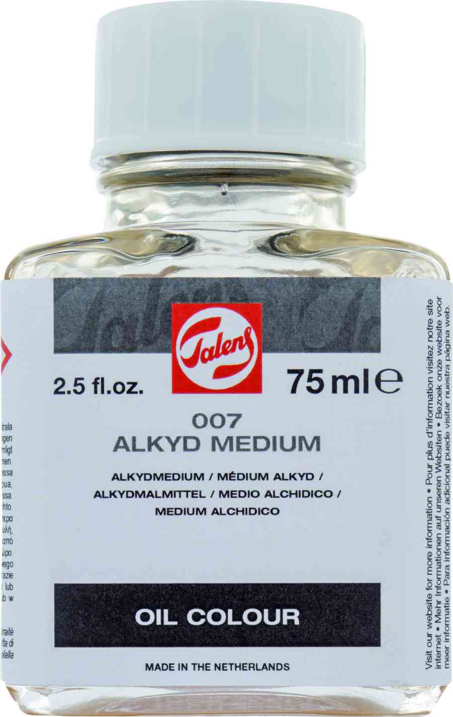 ΑΡΑΙΩΤΙΚΟ ΕΛΑΙΟΧΡΩΜΑΤΩΝ 007 ALKYD MEDIUM 75ML TALENS
