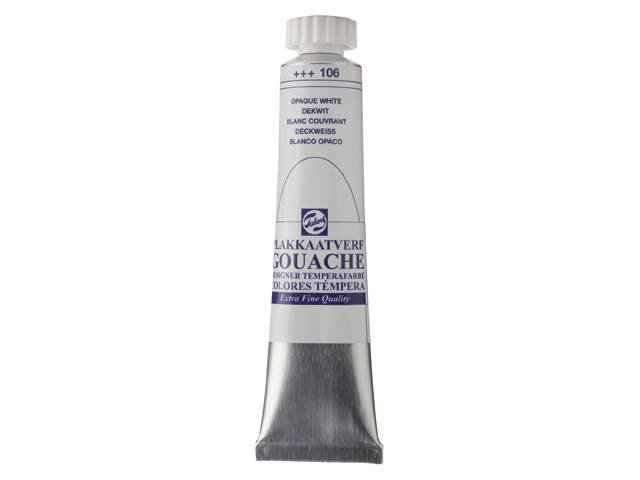 GOUACHE ΤΕΜΠΕΡΑ 20ML 106 WHITE ΕΧΤΡΑ OPAQ ROYAL TALENS