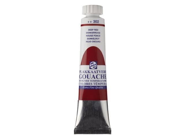 GOUACHE ΤΕΜΠΕΡΑ 20ML 302 DEEP RED ROYAL TALENS