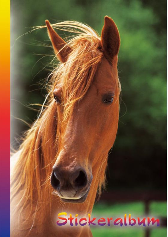 STICKER ALBUMS HORSES A5