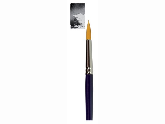 ΠΙΝΕΛΟ VAN GOGH ΝΕΡΟΥ S191 Νο 0 ΣΤΡΟΓΓΥΛΟ GOLDEN SYNTHETIC HAIR