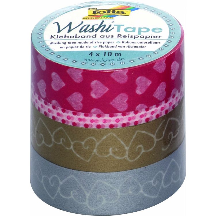 Ταινία Washi, Σετ 4τμχ, Love