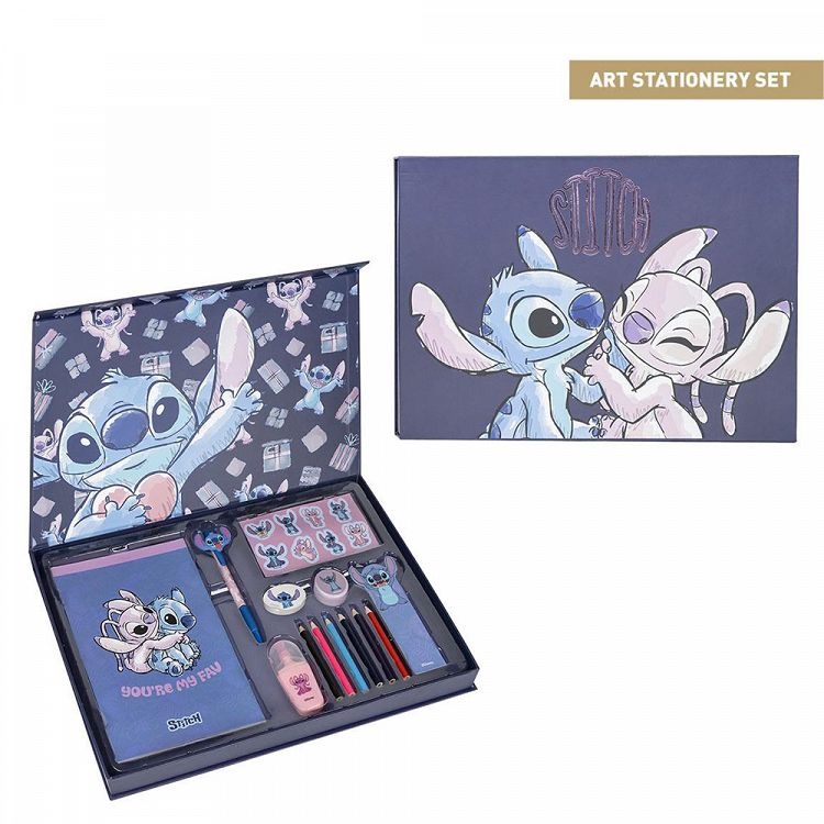 Σετ Δώρου με Είδη Γραφής DISNEY Lilo & Stitch Stitch & Angel