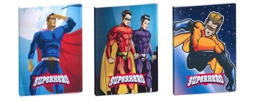 ΝΤΟΣΙΕ ΣΟΥΠΛ Α4 ΜΕ ΖΕΛΑΤΙΝΕΣ 30Φ SUPERHEROS