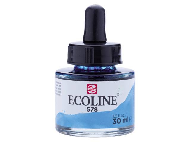 ECOLINE ROYAL TALENS 30ML 578 SKY BLUE CYAN