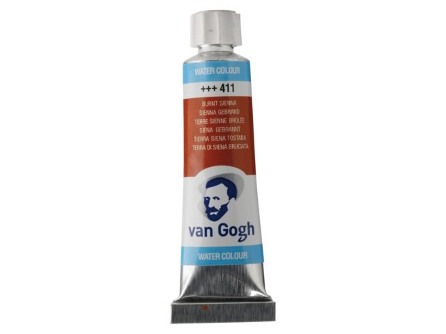 WATERCOLOUR VAN GOGH 10ML 411 BURNT SIENNA