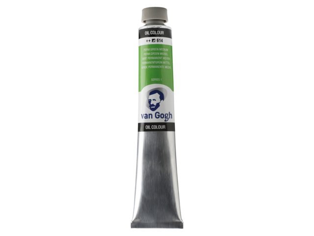 ΛΑΔΙΑ VAN GOGH 60ML S1 No. 614 PERM. GREEN MED