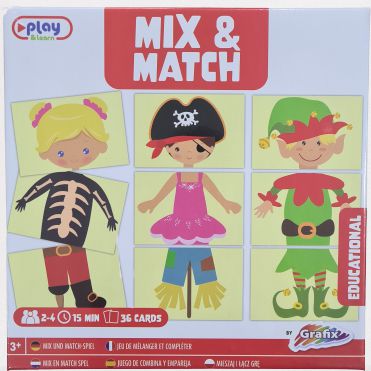 ΠΑΙΧΝΙΔΙ MIX & MATGH GAME 36 ΚΑΡΤΕΣ