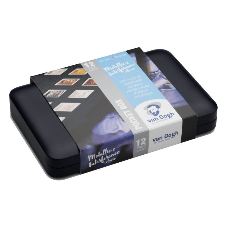 WATERCOLOUR POCKET BOX VAN GOGH 12ΤΕΜ SPESIALTY COLOURS