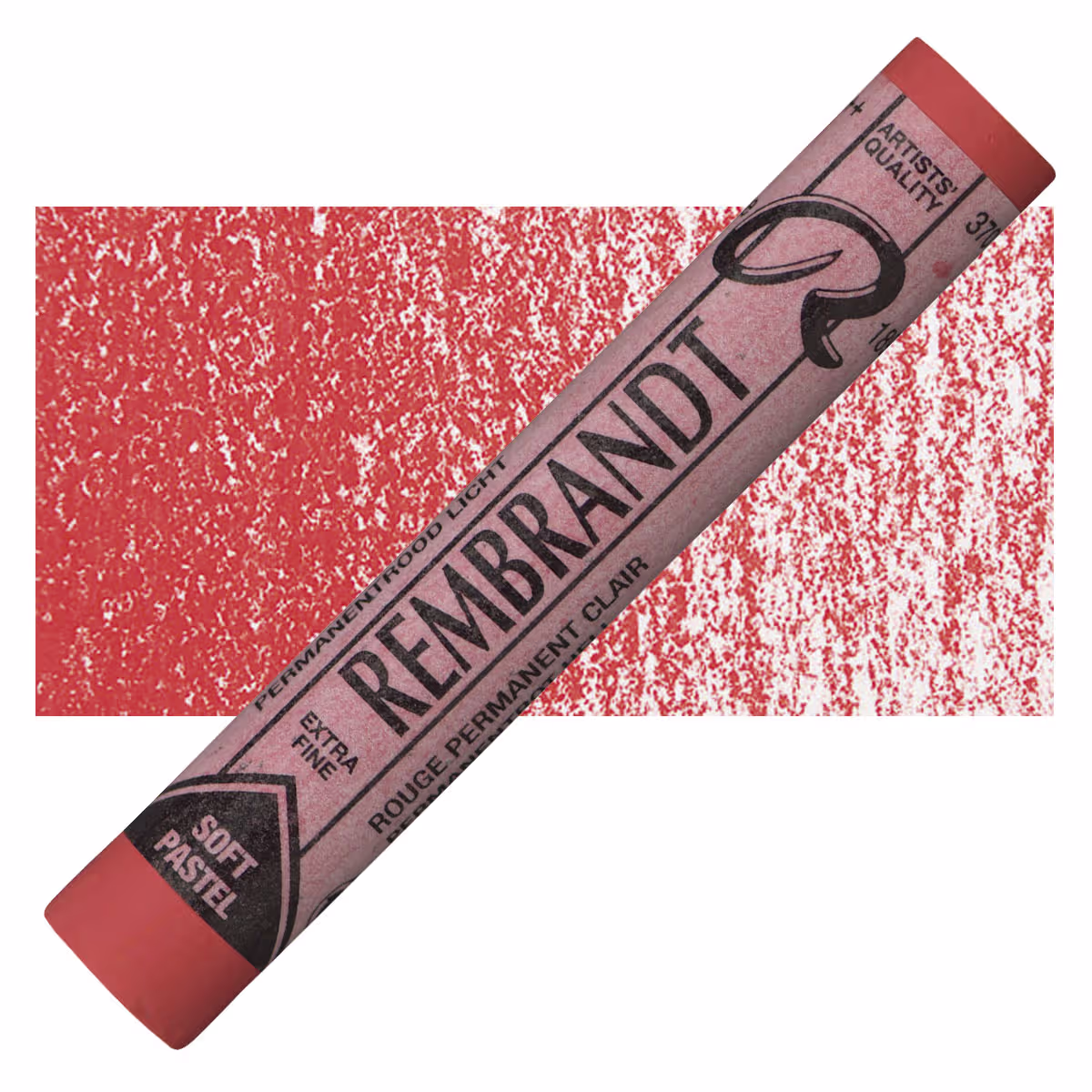 SOFT PASTEL REMBRANDT 370.5 PERMANENT RED LT