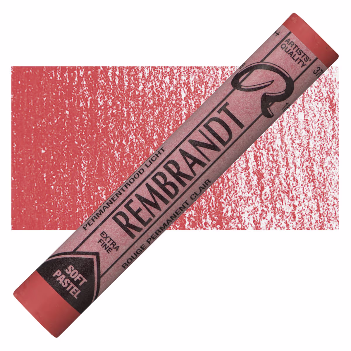 SOFT PASTEL REMBRANDT 370.7 PERMANENT RED LT