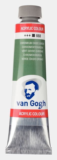 ΑΚΡΥΛΙΚΟ VAN GOGH 40ML 668 CHROM.OX.GREEN
