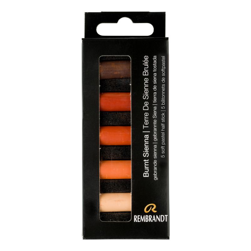 REMBRANDT SOFT PASTELS BURNT SIENNA SET 5 ΤΕΜ