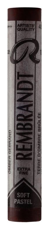 SOFT PASTEL REMBRANDT 409.5 BURNT UMBER