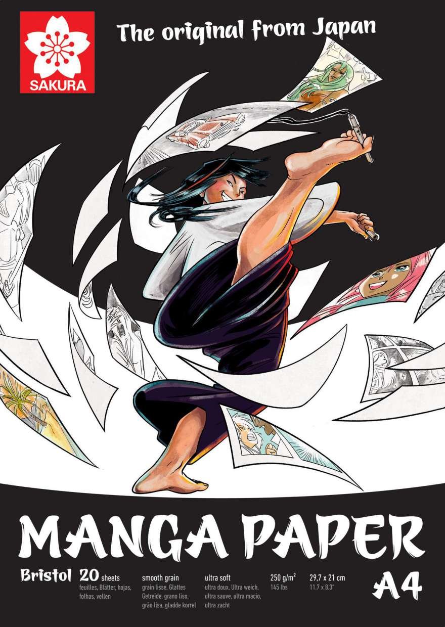 ΜΠΛΟΚ MANGA PAPER A4 20-ΦΥΛΛΑ 250gr