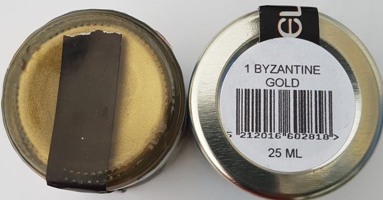 ΠΑΤΙΝΑ ΔΙΑΛΥΤΟΥ ΚΕΡΙΟΥ BYZANTINE GOLD 25ML (WAX)