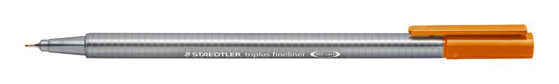 ΜΑΡΚΑΔΟΡΟΣ ΤΡΙΓΩΝΟΣ TRIPLUS FINELINER STAEDTLER ΑΝΟΙΧΤΟ ΚΑΦΕ 334-7 (ΣΥΣΚ-10ΤΕΜ)