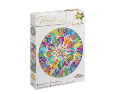 ΠΑΖΛ ΣΤΡΟΓΓΥΛΟ MANDALA 1000 ΚΟΜΜΑΤΙΑ 68CM