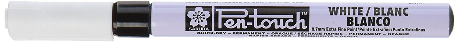 ΜΑΡΚΑΔΟΡΟΣ PEN-TOUCH ΛΕΥΚΟ EXTRA FINE 0.7mm