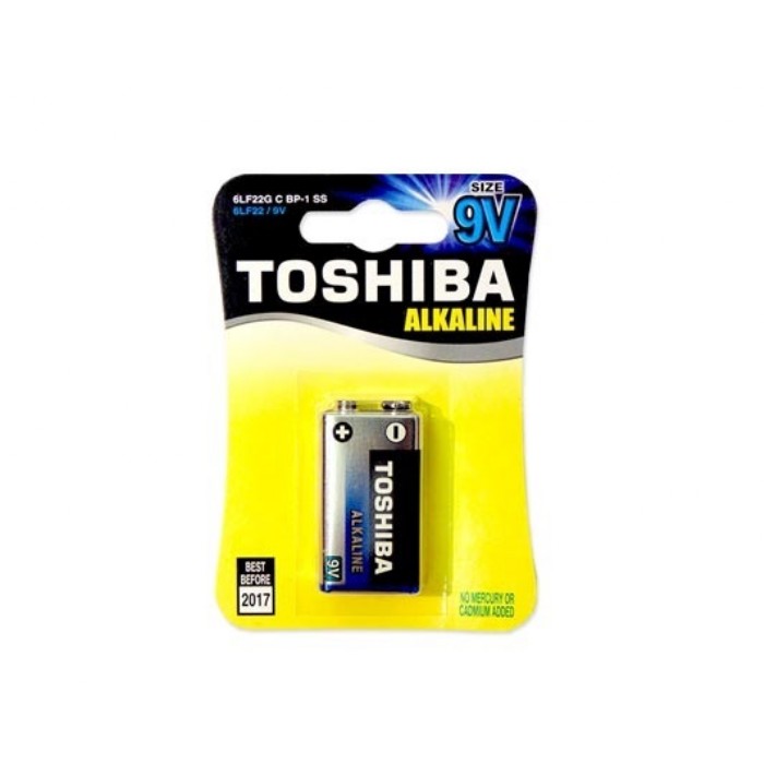 Toshiba Μπαταρία Αλκαλική 9V 1 Τεμ