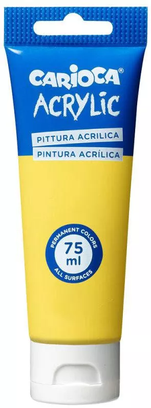 ΑΚΡΥΛΙΚΑ CARIOCA 75ML PRIMARY YELLOW