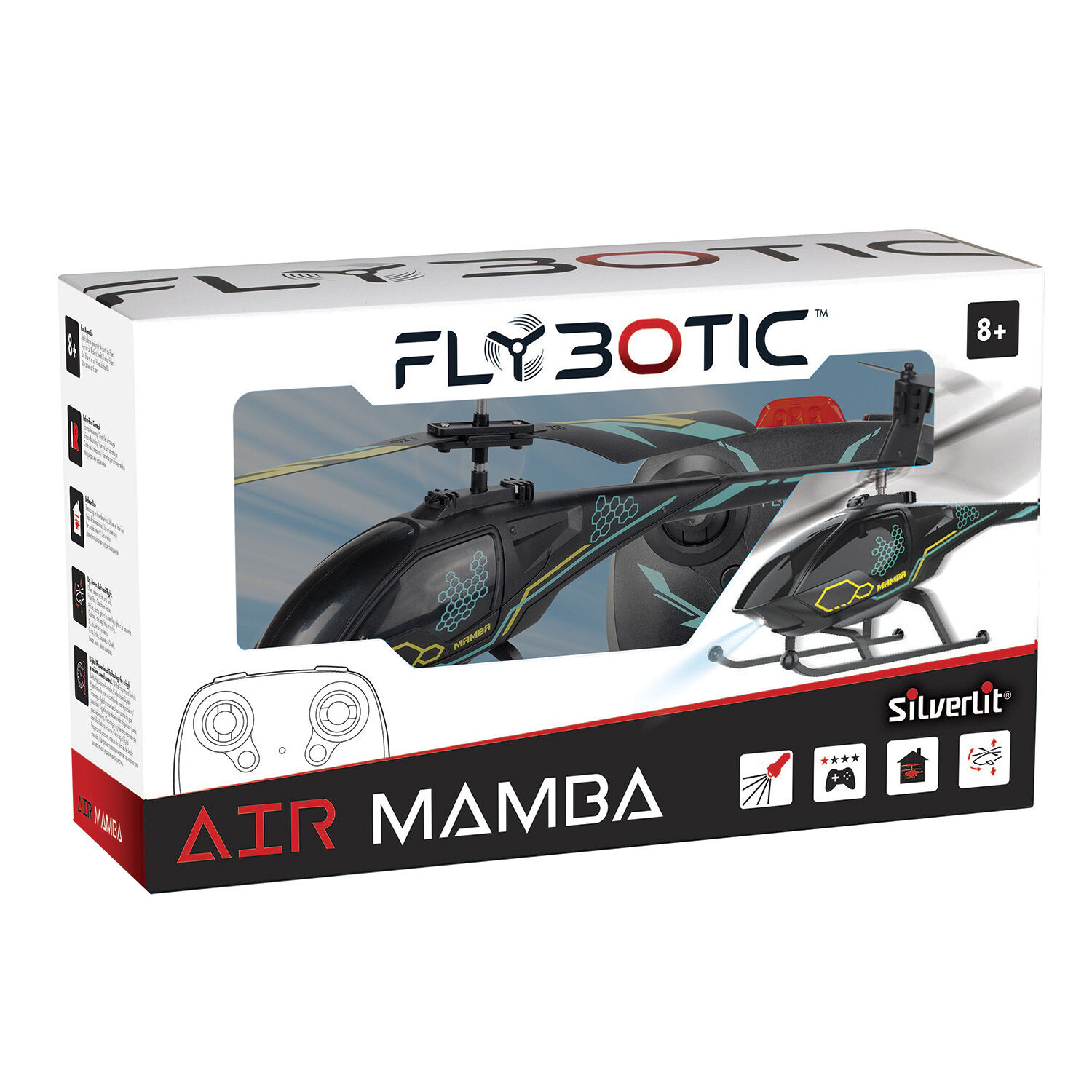 ΤΗΛΕΚΑΤΕΥΘΥΝΟΜΕΝΟ ΕΛΙΚΟΠΤΕΡΟ SILVERLIT FLYBOTIC AIR MAMBA