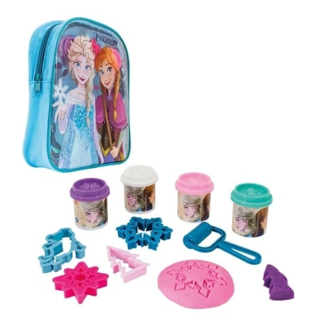 ΠΛΑΣΤΕΛΙΝΗ DISNEY FROZEN ΤΣΑΝΤΑ ΠΛΑΤΗΣ ΜΕ 4 ΒΑΖΑΚΙΑ - ΚΑΠΑΚΙΑ ΚΑΛΟΥΠΑΚΙΑ ΚΑΙ 5 ΕΡΓΑΛΕΙΑ (200GR)