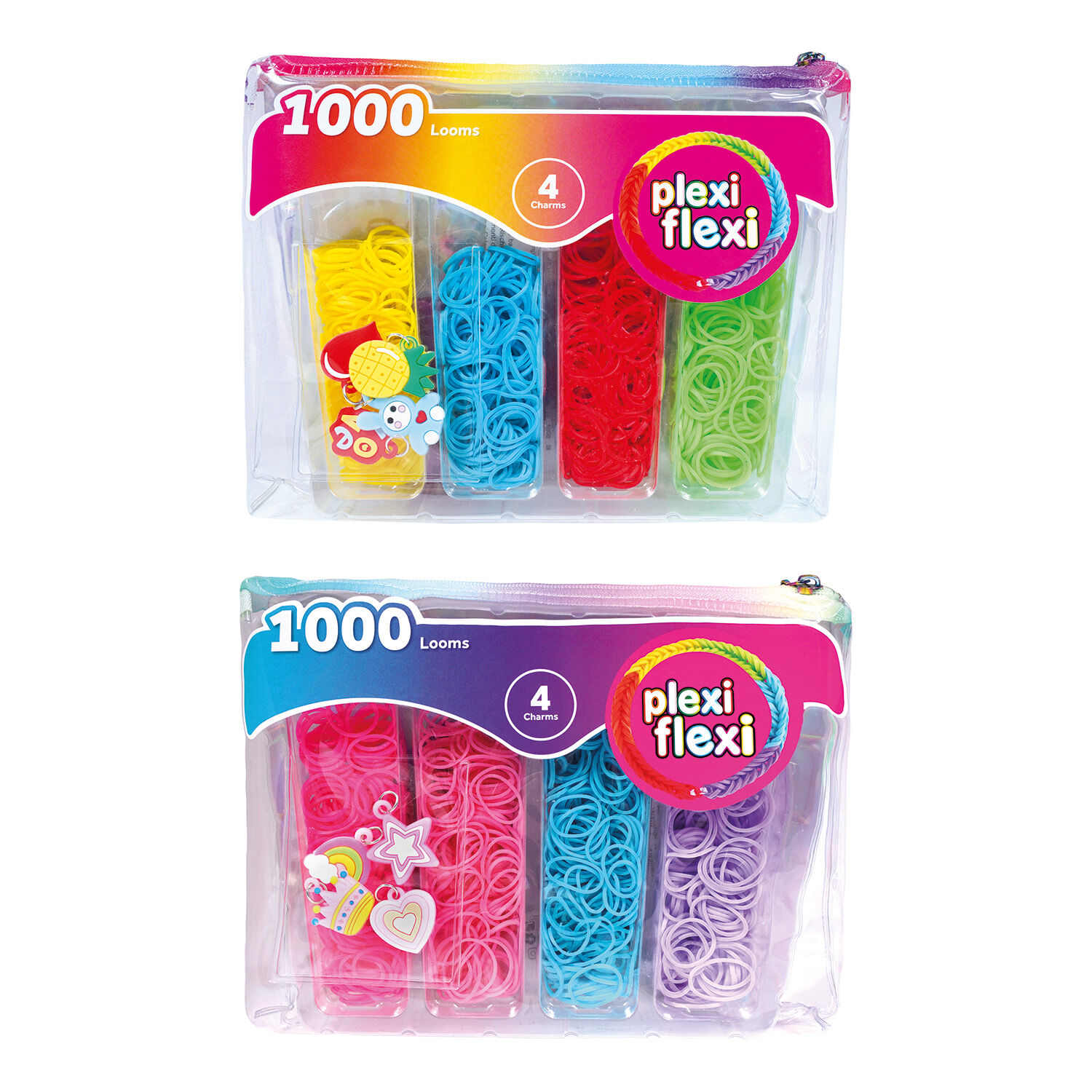 PLEXI FLEXI ΤΣΑΝΤΑΚΙ 1000 ΛΑΣΤΙΧΑΚΙΑ & 4 ΑΞΕΣΟΥΑΡ (2 ΣΧΕΔΙΑ - ΤΥΧΑΙΑ ΕΠΙΛΟΓΗ)