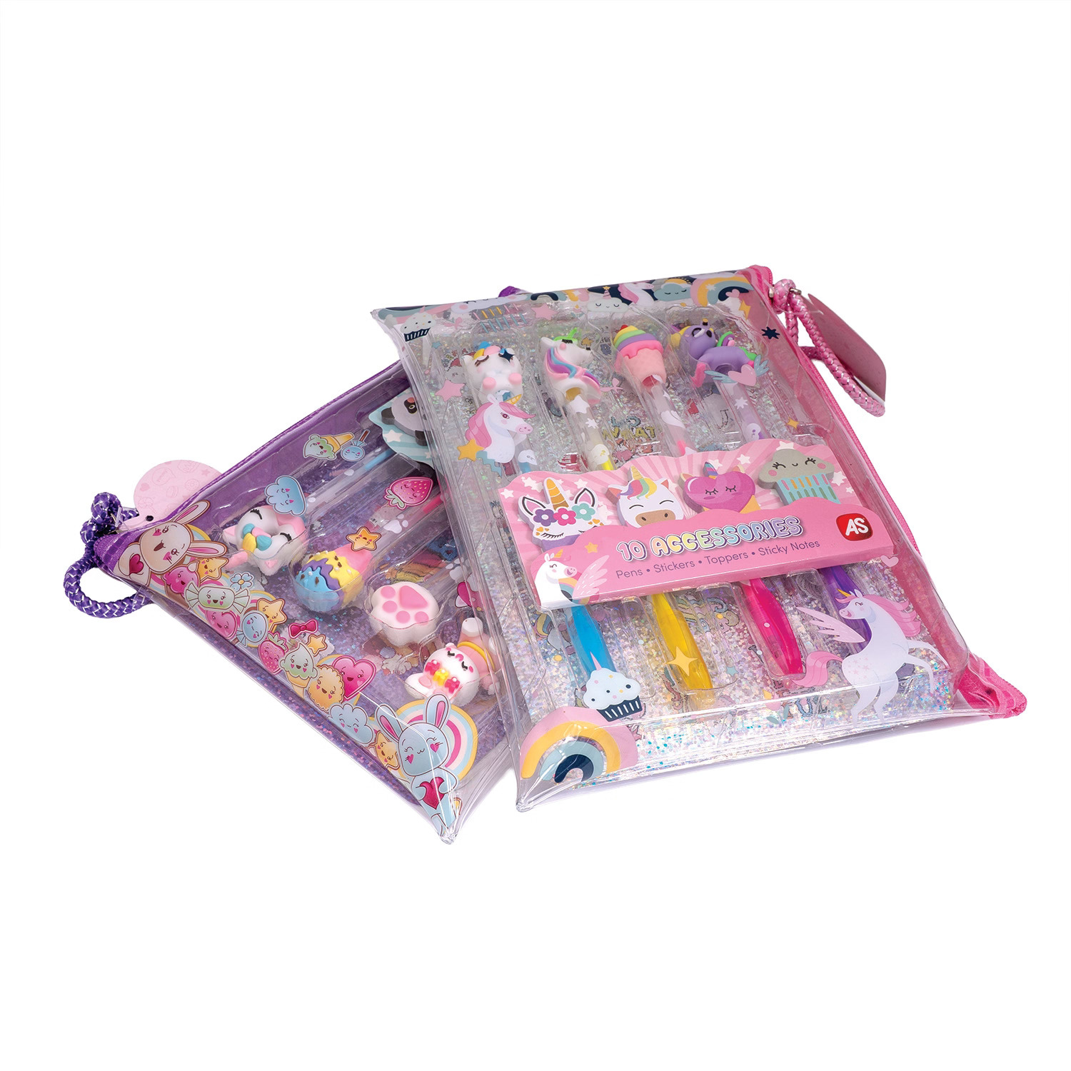 ΣΕΤ STATIONERY 4 ΣΤΥΛΟ & ΑΞΕΣΟΥΑΡ (2 ΣΧΕΔΙΑ - ΤΥΧΑΙΑ ΕΠΙΛΟΓΗ)