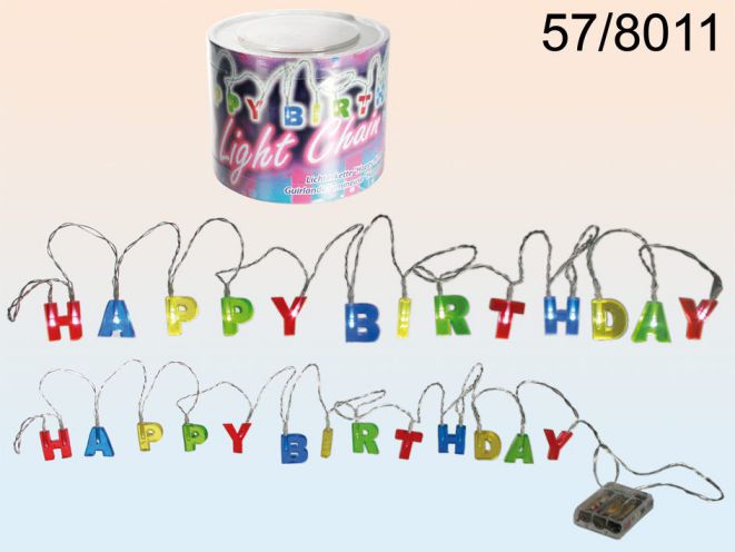 ΦΩΤΑΚΙΑ HAPPY BIRTHDAY 2.30M MΠΑΤΑΡΙΑΣ ΑΑ