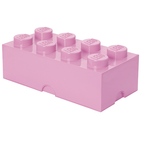LEGO® ΚΟΥΤΙ ΑΠΟΘΗΚΕΥΣΗΣ ΟΡΘΟΓΩΝΙΟ ΜΕΓΑΛΟ ΑΝΟΙΧΤΟ ΡΟΖ - 40041738