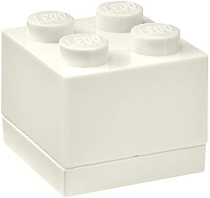 LEGO® ΚΟΥΤΙ ΑΠΟΘΗΚΕΥΣΗΣ ΤΕΤΡΑΓΩΝΟ MINI ΑΣΠΡΟ - 40111735