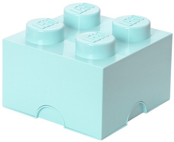 LEGO® ΚΟΥΤΙ ΑΠΟΘΗΚΕΥΣΗΣ ΤΕΤΡΑΓΩΝΟ ΜΕΓΑΛΟ ΓΑΛΑΖΙΟ (AQUA) - 40031742