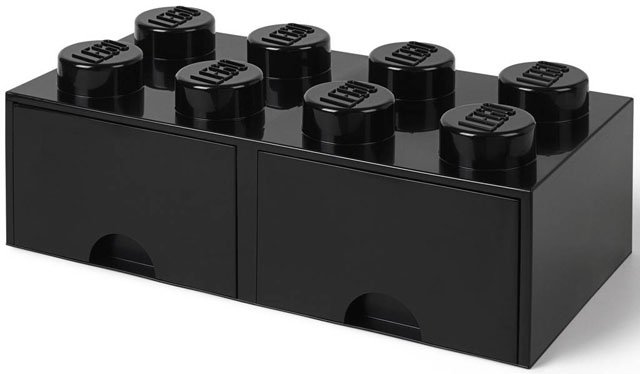 LEGO® ΚΟΥΤΙ ΑΠΟΘΗΚΕΥΣΗΣ ΟΡΘΟΓΩΝΙΟ ΜΑΥΡΟ ΣΥΡΤΑΡΩΤΟ - 40061733