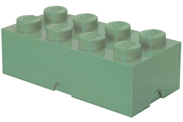 LEGO® ΚΟΥΤΙ ΑΠΟΘΗΚΕΥΣΗΣ ΟΡΘΟΓΩΝΙΟ ΜΕΓΑΛΟ ΠΡΑΣΙΝΟ (SAND) - 40041747