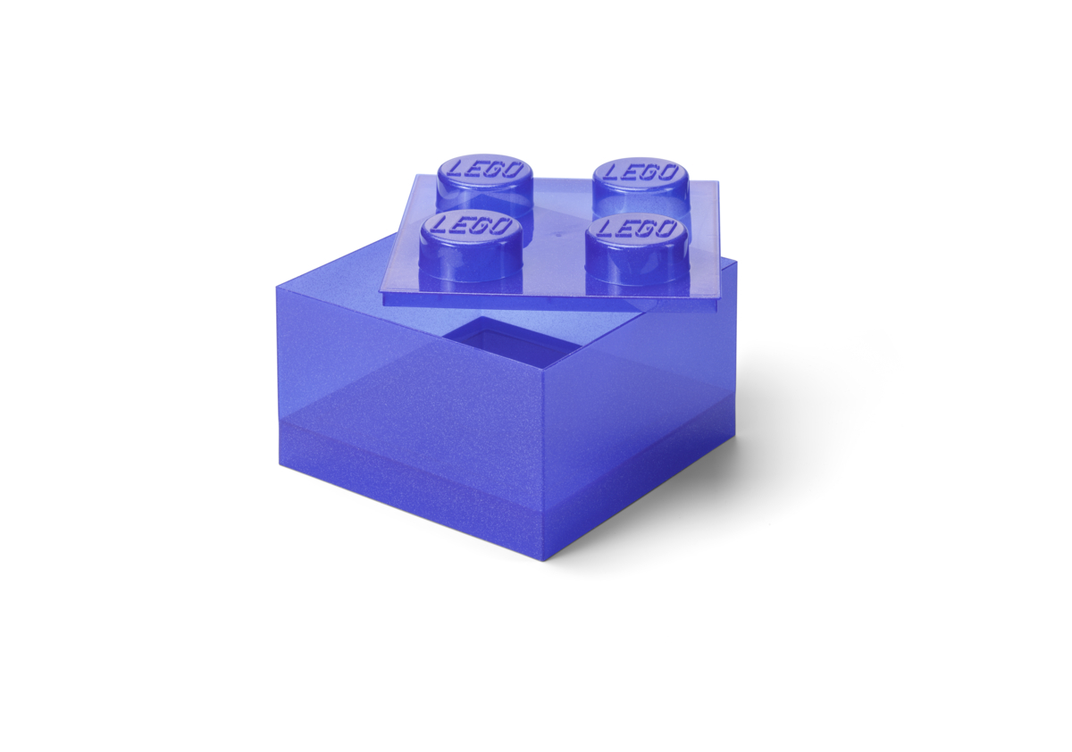 LEGO® ΚΟΥΤΙ ΑΠΟΘΗΚΕΥΣΗΣ ΤΕΤΡΑΓΩΝΟ ΜΕΓΑΛΟ ΜΩΒ ΜΕ GLITTER - 40090800