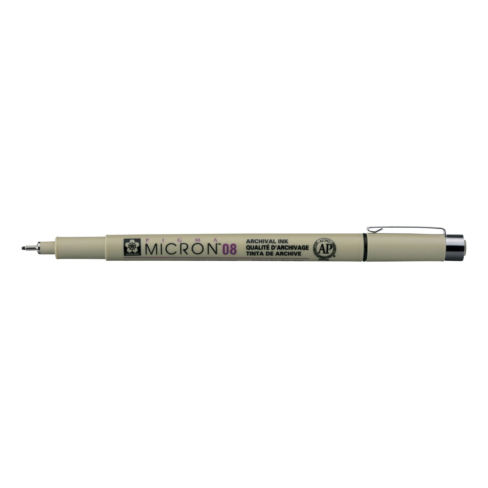 ΜΑΡΚΑΔΟΡΟΣ SAKURA MICRON 08 ΜΑΥΡΟ PIGMA