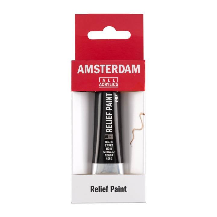 ΠΕΡΙΓΡΑΜΜΑ RELIEF 20ML 700 BLACK AMSTERDAM