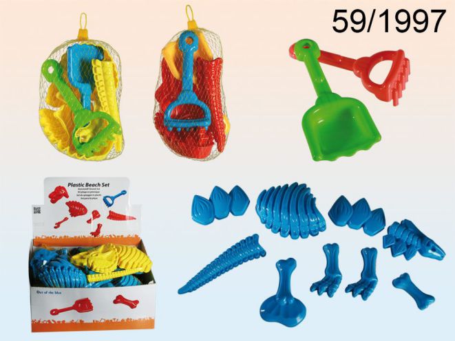 ΠΑΙΧΝΙΔΙ ΠΛΑΣΤΙΚΟ ΕΡΓΑΛΕΙΑ ΑΜΜΟΥ (ΦΤΥΑΡΙ,ΤΣΟΥΓΚΡΑΝΑ, ΚΑΛΟΥΠΙΑ ΔΕΙΝΟΣΑΥΡΟΣ)