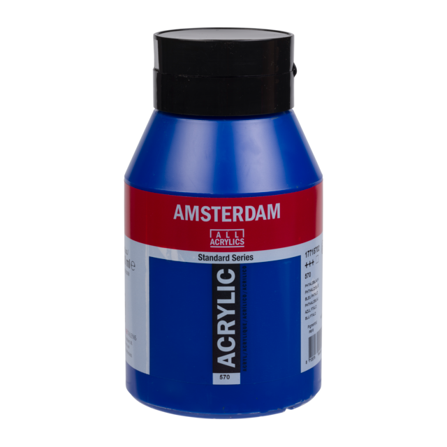 ΑΚΡΥΛΙΚΟ AMSTERDAM 1LTR. No 570 PHTHALO BLUE
