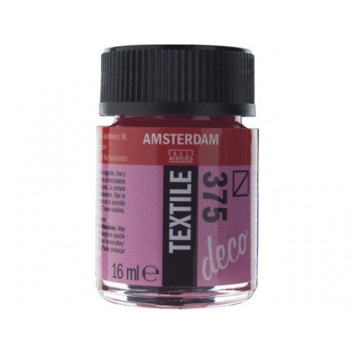 ΧΡΩΜΑ AMSTERDAM TEXTILE 375 BORDEAUX 16ML