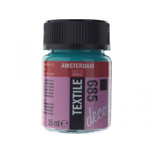 ΧΡΩΜΑ AMSTERDAM TEXTILE 685 TURQUOISE OPAQUE 16ML